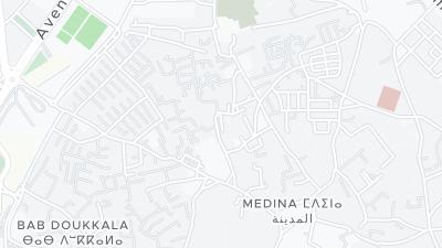 Mapa de localização do hotel