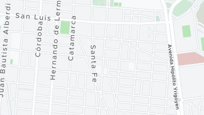 Kort over hotellets beliggenhed