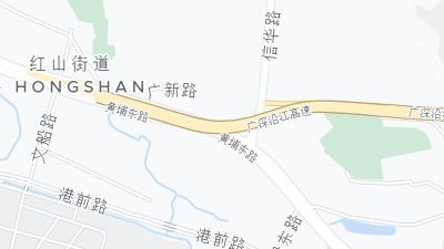 Mapa de localização do hotel