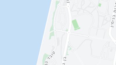 Kaart met de situering van het hotel