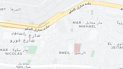 Hotel location map