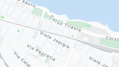 Kaart met de situering van het hotel