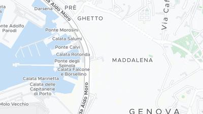 Kaart met de situering van het hotel