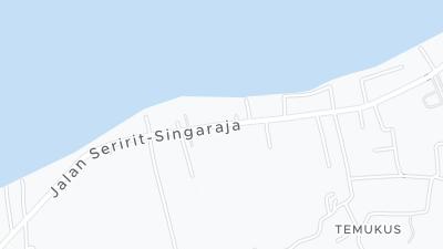 Mapa de localização do hotel