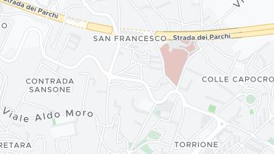 Hotel location map