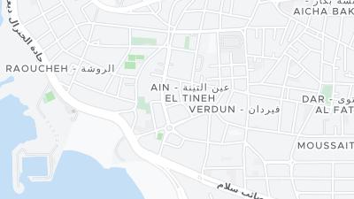 Hotel location map
