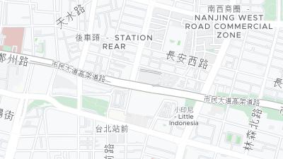 Hotel location map