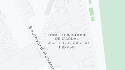 Hotel location map