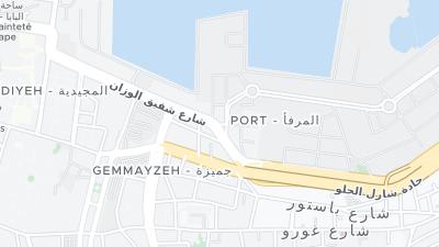 Hotel location map