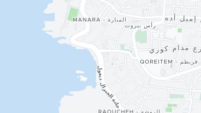 Hotel location map