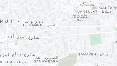 Hotel location map