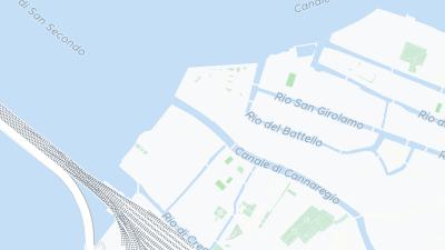 Kaart met de situering van het hotel