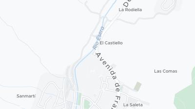 خريطة موقع الفندق