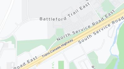 Kaart met de situering van het hotel