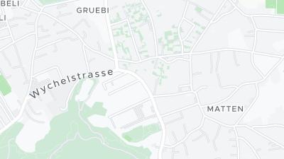 Kaart met de situering van het hotel