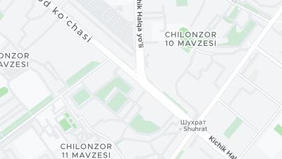 Kort over hotellets beliggenhed