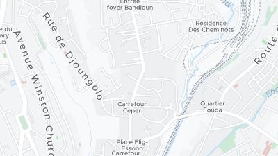 Hotel location map