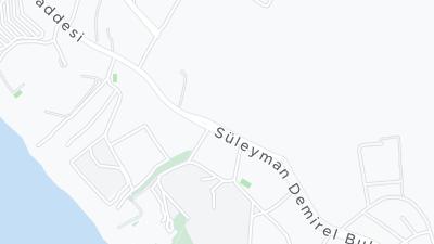 Kaart met de situering van het hotel