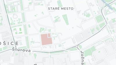 Mapa de localização do hotel