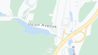 Kaart met de situering van het hotel