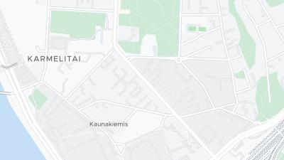 Kaart met de situering van het hotel