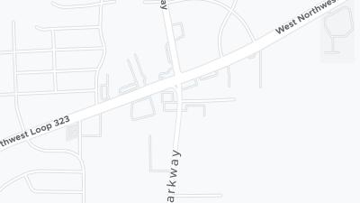 Kaart met de situering van het hotel