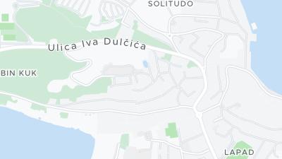 Mapa de localização do hotel