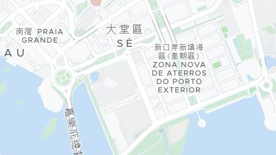 Kaart met de situering van het hotel