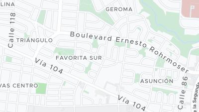 Hotel location map