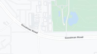 Kaart met de situering van het hotel