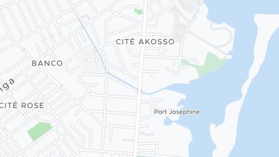 Mapa de localização do hotel