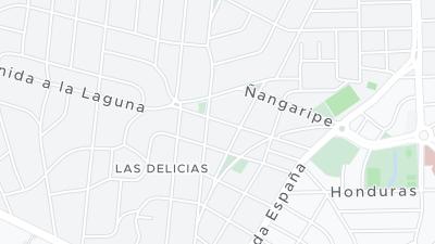 Kaart met de situering van het hotel