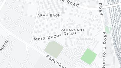 Mapa de localização do hotel