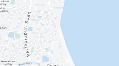 Mapa de localização do hotel