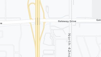 Mapa de localização do hotel