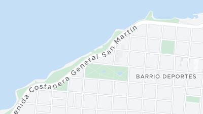 Kaart met de situering van het hotel