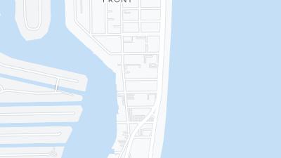 Kaart met de situering van het hotel