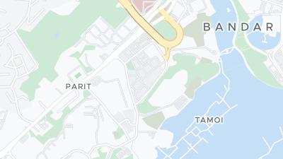 Mapa de localização do hotel