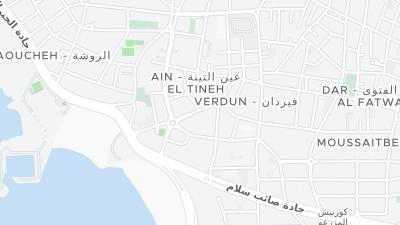 Hotel location map
