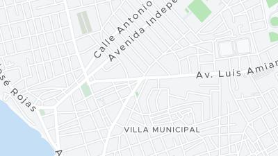Hotel location map