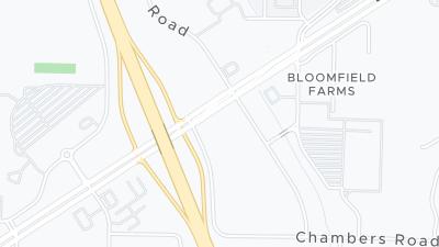 Hotel location map