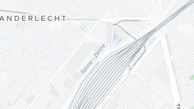 Kaart met de situering van het hotel