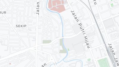 Mapa de localização do hotel