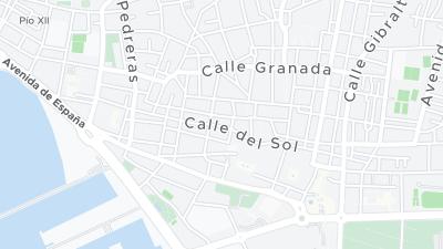 Mapa de localização do hotel