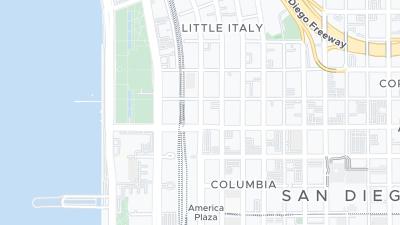 Hotel location map