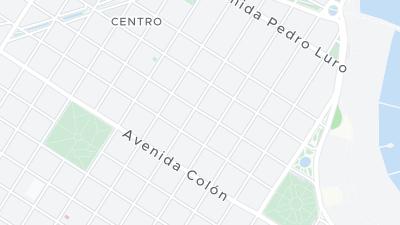 Kaart met de situering van het hotel