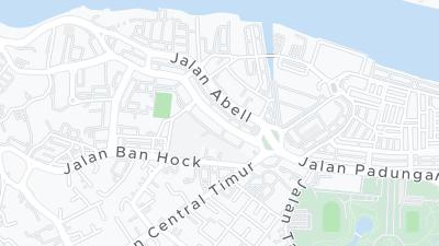 Mapa de localização do hotel