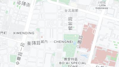 Hotel location map