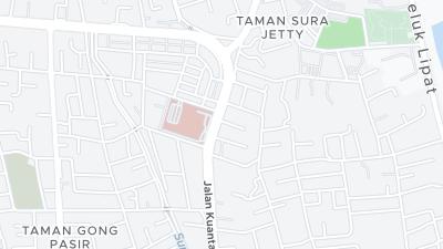 Mapa de localização do hotel