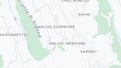 Hotel location map